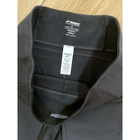 Brooks Women's Momentum Thermal Tights Leggings Black Running Size L - Picture 9 of 12